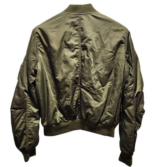 Gap OC nylon bomber army jacket green small - Picture 2 of 5